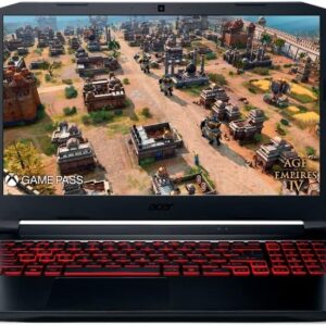 Notebook Gamer ACER Nitro 5 AN515-57-52LC, CI5 11400H, 8GB, 512GB SDD, (NVIDIA GTX 1650) Windows11. 15,6” LED FHD IPS Preto e vermelho